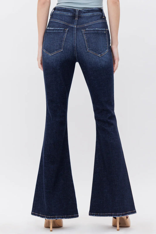 High Rise Dark Wash Denim Jeans